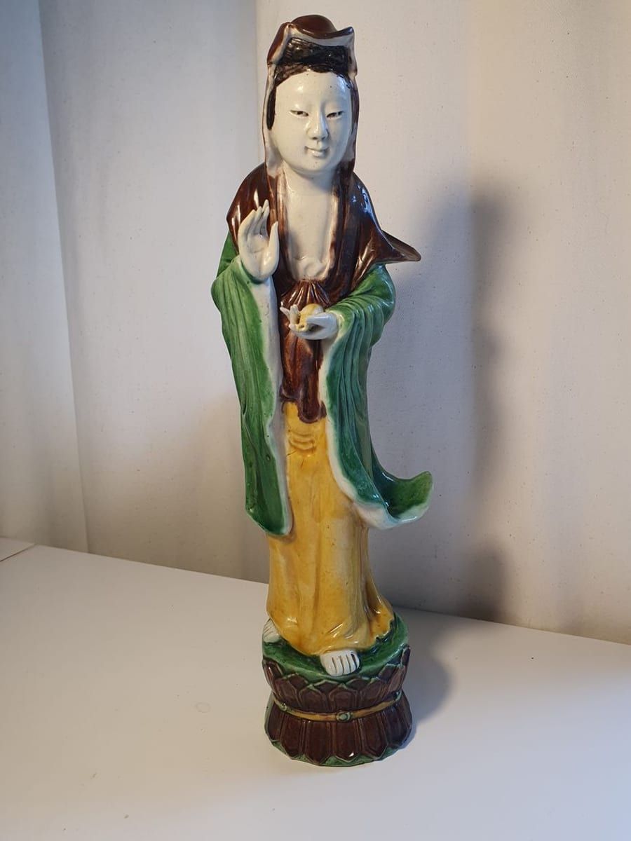 Guanyin Figure, restored
