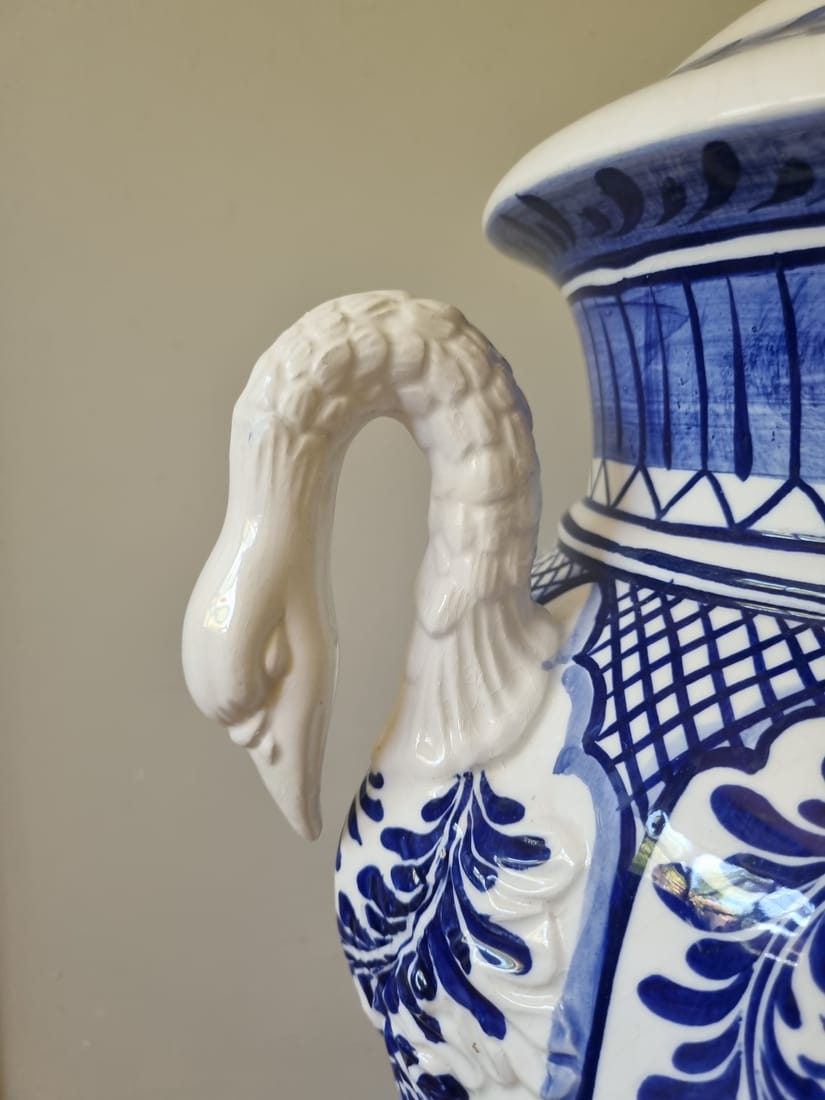 Swan Lamp Base, restored